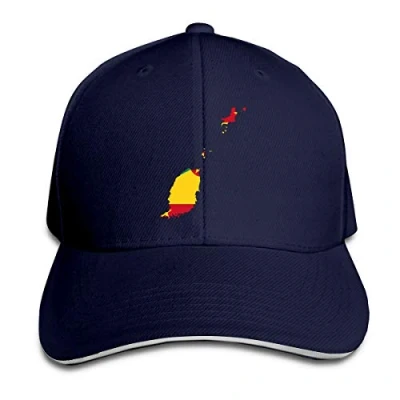 Image of Grenada Flag Map Baseball Cap Adjustable Sandwich Denim Dad Hat Trucker Hip Hop Cowboy for Men Women