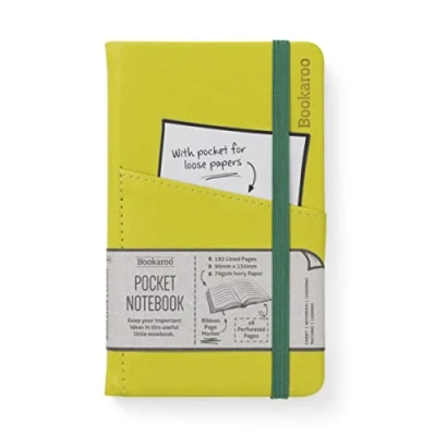 Image of IF Bookaroo A6 &#039;Pocket&#039; Notebook Chartreuse