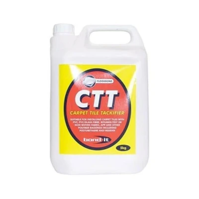 Image of Bond It 5KG Floorbond CTT Solvent free Acrylic Emulsion Carpet Tile Tackifier Per Box PVC/Glass Fibre Bitumen/Felt Flooring Adhesives