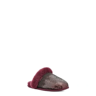 Image of UGG Women&#039;s W Scuffette II Mirror Ball Slipper, Wild Grape, 6 UK