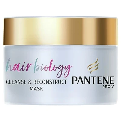 Image of Pantene Hair Biology Cleanse and Reconstruct Mask, 160ml
