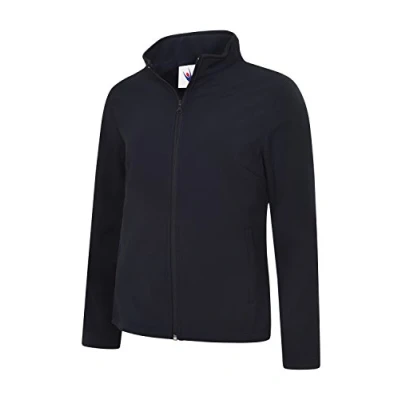 Image of UC613 Womens Soft shell Jacket Navy (m) Uneek