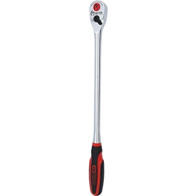 Image of KS Tools 935.1295 1/2&quot; Monster Reversible Ratchet, Long, 100 Teeth