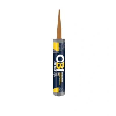 Image of OB1 Oak Multi Surface Construction Sealant &amp; Adhesive Hybrid Technology Excellent Chemical Resistance Water Resistant Weather Food Safe 290ml