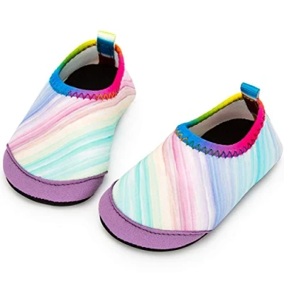 Image of Yorgou Baby Boys Girls Water Shoes Toddler Beach Barefoot Aqua Socks Non Slip for Pool