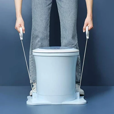 Image of BAHOJAS Compact Spin Dryer for Clothes Portable Mini Non Electric Laundry Drying Machine Ideal Apartments, Dorms, Camping Efficient Manual Spinner