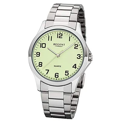 Image of Regent Men Watch 1152405 Metal Quartz Wristwatch Bracelet Silver UR1152405 an Offer Made by IMPPAC