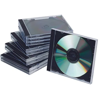 Image of Q Connect Black /Clear CD Jewel Case (Pack of 10) KF02209