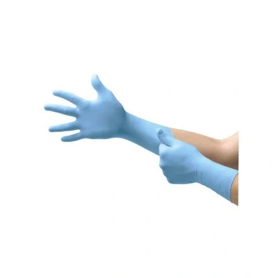 Image of Ansell 93 163 Nitrile P/F Gloves Blue SZ.7.5 8, Box of 50