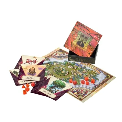 Image of Dungeons &amp; Dragons Carnival Dice D&amp;D Wild Beyond the Witchlight: A Feywild Adventure Accessory Kit, White