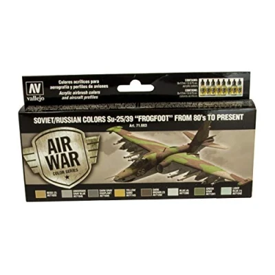 Image of Vallejo AV Model Air Set Soviet Su 25 Frogfoot 80&#039;s On