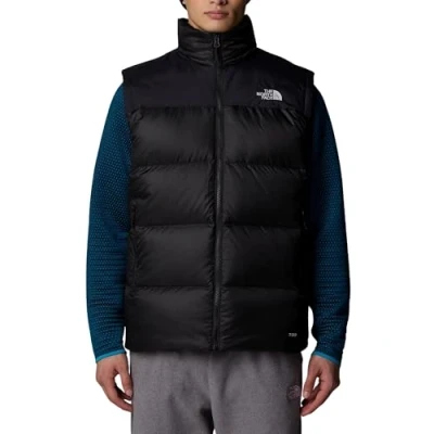 Image of The North Face Diablo VEST Waistcoat, Men&#039;s, Size: Medium, Black heather/black