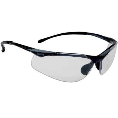 Image of Bolle CONTOUR PSSCONT C10 Safety Glasses with Clear Lenses Resistant to Stress, Fog, UVA and UVB