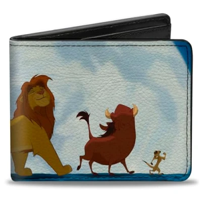 Image of Buckle Down Men&#039;s Purse, The Lion King, 4.0&quot; x 3.5&quot;