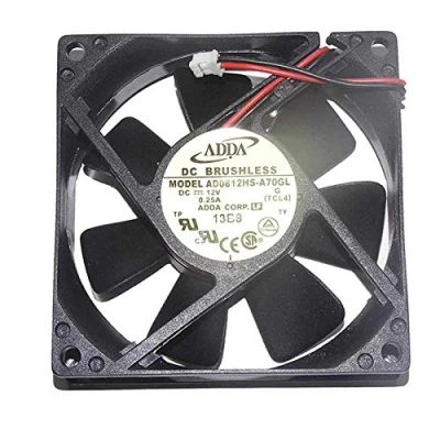 Image of cooling Fan AD0812HS A70GL,Server Cooler A70GL 12V DC, Brushless High Speed for 80mm x 80 mm 25