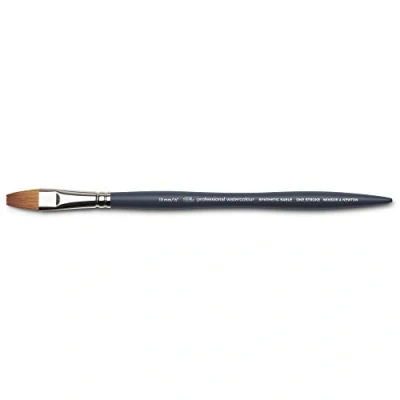 Image of Winsor &amp; Newton Professional Watercolour Brush, Synthetic, Gray, 1/2&quot; EIN Strich Pinsel