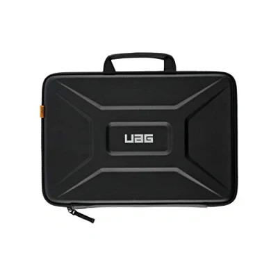 Image of Urban Armor Gear Universal Laptop/Tablet Case for Apple iPad Pro 12.9 / MacBook Pro, Microsoft Surface and More Protective up to 13 Inches Inner Pocket Hand Strap Wear Resistant Black
