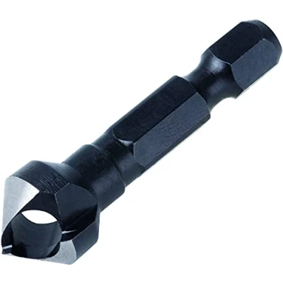 Image of wolfcraft Tool Steel Deburring Counter, Hexagon Shank I 4372000 Counterboring and deep countersinking