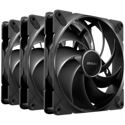 Image of Antec Tranquil 140, 140mm x 25mm Case Fans, PWM 1500RPM, 85.96CFM, 1.79mmH₂O, 4 Pin Connector, Fan, Series 3 Packs