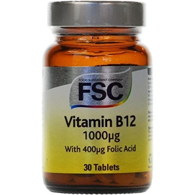 Image of FSC 1000ug Vitamin B12 Pack of 30 Tablets