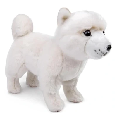 Image of lilizzhoumax Simulation Shiba Inu Dog Plush Toy 30cm/12, Realistic Stuffed Animal Wild Puppy Animals, Cute Soft Home Decoration Toys, Gift for Kids