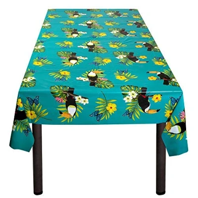 Image of Boland Toucan 52584 Tablecloth 130 x 180 cm Plastic Wipe Clean Decoration Garden Party Summer Birthday