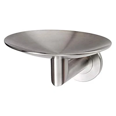Image of Carlisle Brass LX13 LX13SS DELEAU LX Curved SOAP Dish G316, Satin Stainless Steel