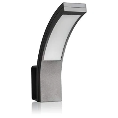 Image of SEBSON Outdoor Lights Mains Powered LED Outside Wall Light Cool White 5800K 15W 1100lm IP65 Anthracite