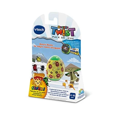 Image of VTech 80 495105 ROCKIT TWIST JEU BANZAI BEANS LES NINJAS CONTRE ATTAQUENT Educational Games, Multicolored