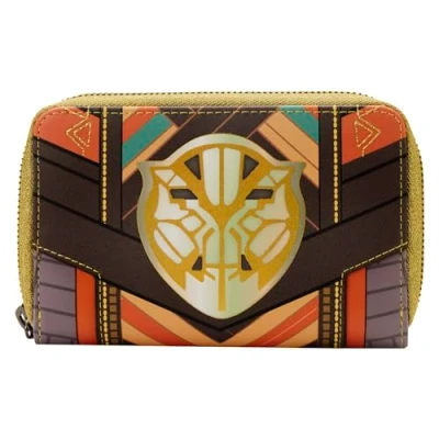 Image of Loungefly Marvel Black Panther Okoye Zip Around Wallet, Multicolored, One Size, Zippered Wallet