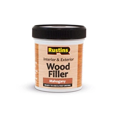 Image of Rustins AWOOM250 Acrylic Wood Filler, Mahogany, 250 ml