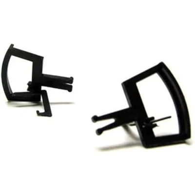 Image of Hornby R8267 Medium Width Couplings Spare Parts and Train Accessories for OO Gauge Model Railway Sets, Coupling Modelling Tools (Pack of 10), Scale 1:76