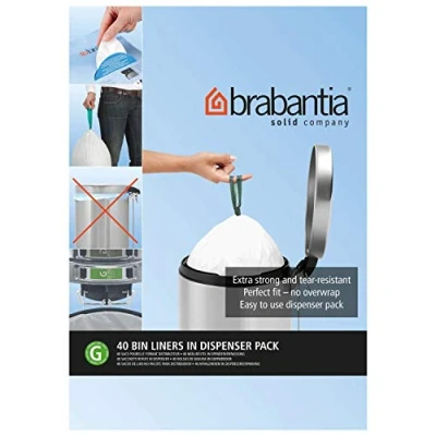 Image of Brabantia Bin Liner G, 30 Litre 100 Bags