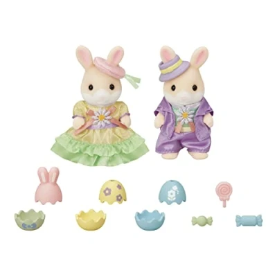 Image of Sylvanian Families 5691 Easter Celebration Set dollhouse playset