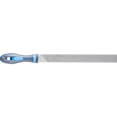 Image of Pferd SB1112PLUS250 Type of Cut 1 Hand File with Handle, Silver/Blue, 250 mm
