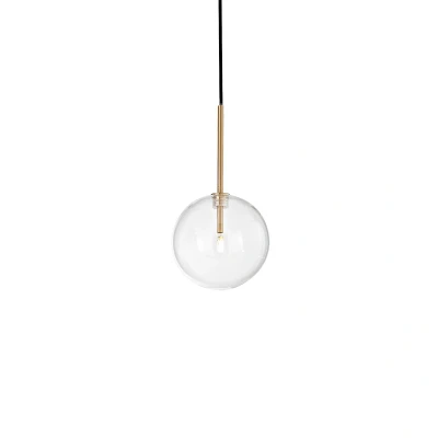 Image of EQUINOXE 15cm Globe Pendant Ceiling Light Brass