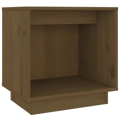 Image of vidaXL Bedside Cabinet Honey Brown 40x30x40 cm Solid Wood Pine