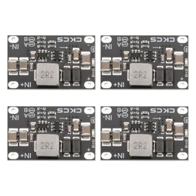 Image of eMagTech 4Pcs Mini DC Booster Converter Module 3.7V 5V to 12V Boost Step up 10W Output Adjustable Voltage Regulator 8V 9V Power Supply