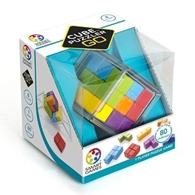 Image of Smart Games Cube Puzzler Go, Puzzle Game with 80 Challenges, 8+ Years