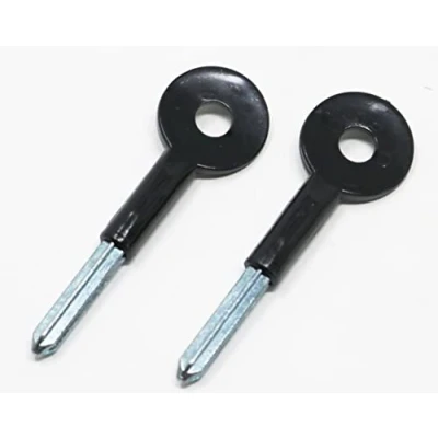 Image of fiXte Universal Zinc Plated Bolt Key Security Rack Door Star Lock for Doors and Windows 80mm Length 30mm (Pack of 2)