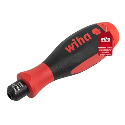 Image of Wiha 29201090 Variant 2&quot;Easy Torque Screwdriver, Black/Red, 0.9 N m