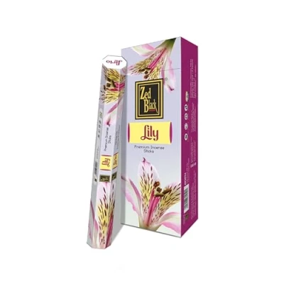 Image of ZED BLACK Z025 Lily Incense Sticks, 20 Sticks x 6 Packs