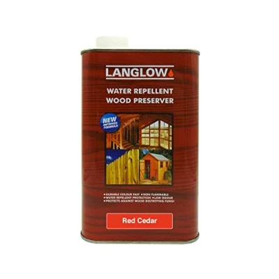 Image of Palace Langlow Wood Preserver Red Cedar 1 lt (1141500), Litre