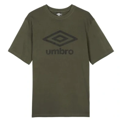 Image of Umbro Mens Core Logo T Shirt Forest Night/Black L