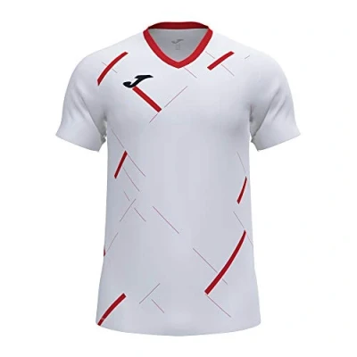 Image of Joma Tiger Iii Men&#039;s T Shirt, Mens, 101903206, White Red, S