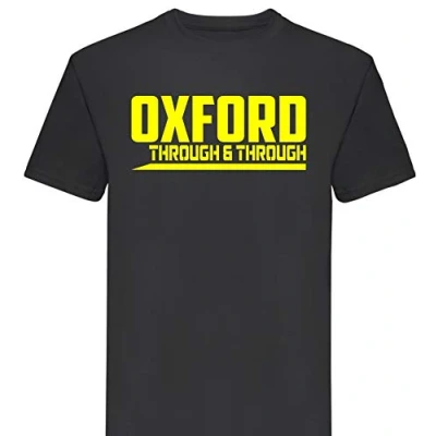 Image of FootballApparelGifts Oxford United Through and Premium T Shirt Gift Mens (XX Large) Black