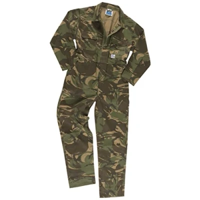 Image of Castle Clothing Kids Children BOY Girls Junior Tearaway Boilersuit Overall Coverall (5/6 Years, Woodland)