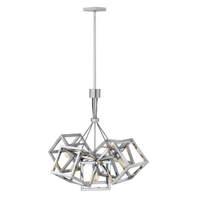 Image of Hinkley Fredrick Ramond Ensemble 5 Light Pendant Polished Nickel