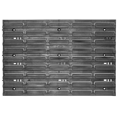 Image of KADAX tool wall, storage system made of PP plastic, wall shelf in different sizes, workshop with visual boxes and brackets (58x39cm)