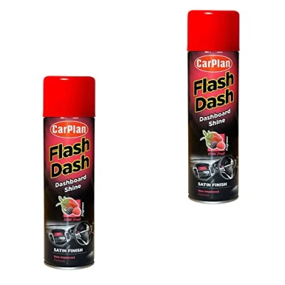Image of CarPlan FSS506 Flash Dash Satin Dashboard Shine Interior Cleaner Wild Fruits x 2